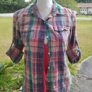 💞Tommy Hilfiger Flannel💞cute and comfy!